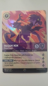 Madame Mim - Purple Dragon (V.2) Lorcana