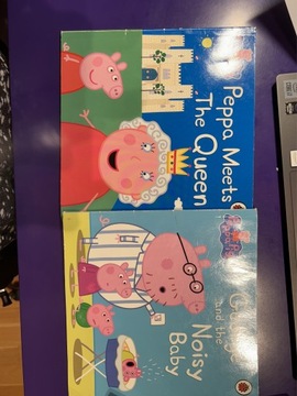 Peppa’s meets the queen. George and the noisy baby