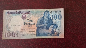 PORTUGALIA 100 ESKUDOS 1988 r.