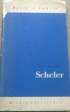 Adam Węgrzecki Scheler Max Scheler Fenomenologia