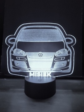 Personalizowana lampka LED RGB VW Golf Jetta mk5