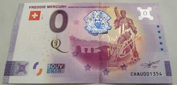 0 euro Freddie Mercury - gold - UNC - HIT!!!