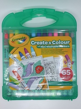 Crayola zmywalne mini flamastry 65 szt.