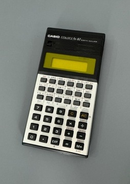 Stary Kalkulator Naukowy Casio College fx-80 