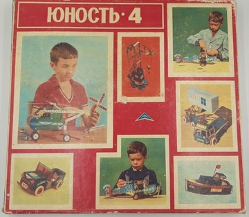Radzieckie klocki Konstruktor Młodzież-4