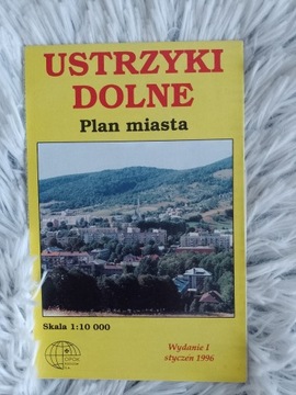 Ustrzyki Dolne plan miasta 1996