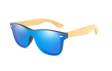 Okulary Przeciwsłoneczne UV400 - Bambusowe