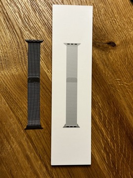 Bransoleta mediolańska apple Watch srebrna