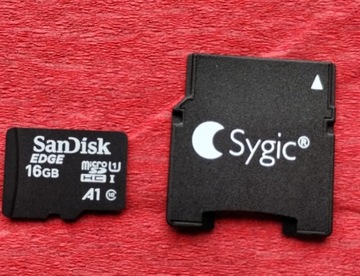 Karta pamięci SDHC SanDisk 16GB+Adapter