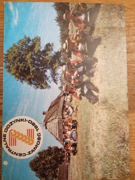 Zamość Centralne Dożynki 1980 pocztówka 