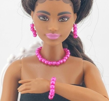 Zestaw biżuterii dla lalek Barbie dziurki fabrycz.