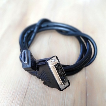 Kabel - przewód HDMI / DVI-D (Dual Link) – 1,8m