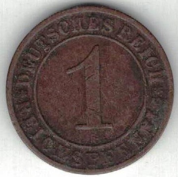 243 Niemcy Weimar 1 pfennig 1931 A