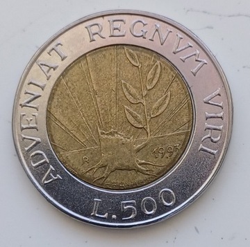 San Marino - 500 lira - 1993r. 