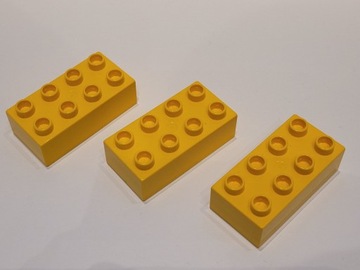 Lego Duplo 3011 Klocek Budowlany 2x4 żółty