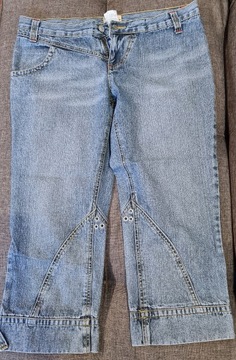 Damskie spodnie jeansowe 3/4, firma Y.O.U, r. 38