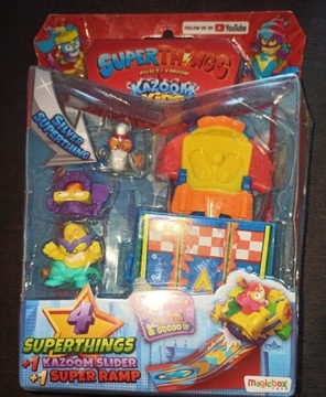 Super Things zestaw 4 figurki Kazoom slider Zings