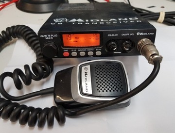 CB radio Midland Alan 78 PLUS, antena  80cm magnes