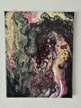 Obraz abstrakcja 25 X 30 pouring