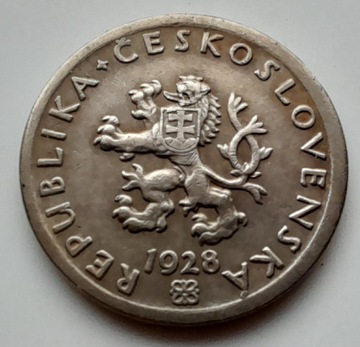 Czechosłowacja 20 halerzy, 1928