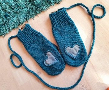  Rękawiczki Handmade Prezent Recykling Zima