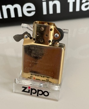Nowy wkład benzynowy Zippo oryginał, kolor złoty