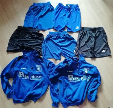 5x SPODENKI piłkarskie ADIDAS ZINA + 2x BLUZA 140