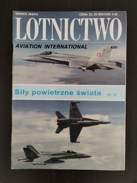 Lotnictwo 4/91 stare czasopismo