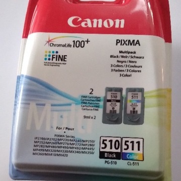 Zestaw tuszy Canon PG-510, CL-511-nowy