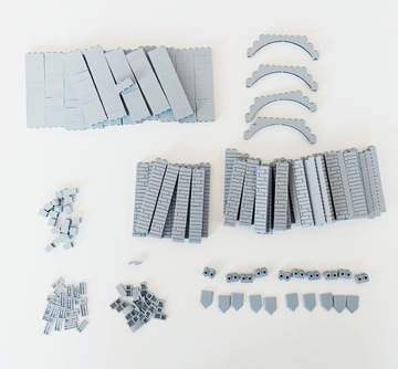 LEGO Light Bluish Gray - 634 elementy
