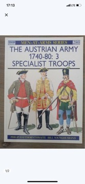 Osprey Austrian Army 1740-80 Specialist Troops