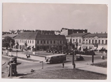 Częstochowa Pl. Nowotki 1960r Autobus STAR  596F