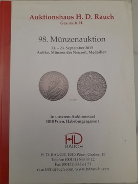 98. Münzenauktion September 2015