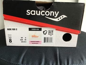 Saucony Ride ISO 2, 39EU, 24,5cm