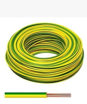 Przewód linka żółto zielony H07V-K 1 x 6mm2
