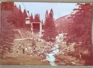 Zakopane Kolejka Stara Kartka Pocztowa 1972 rok