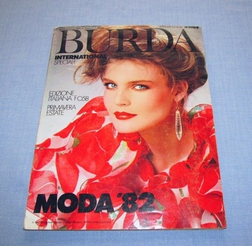 Burda International wiosna/lato 1982 moda wykroje