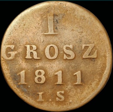 1 grosz 1811 r I.S. Księstwo Warszawskie