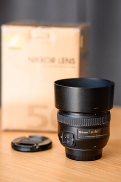 Obiektyw Nikon Nikkor 50 mm f/1.4 G używany db+