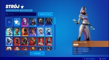 konto fortnite 120skinow(glow)