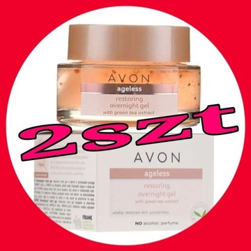 AVON AGELESS ODMŁADZAJĄCY ŻEL NA NOC 50ML. 2SZT!