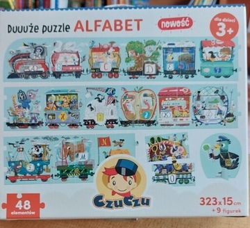 Dłuuuże puzzle Alfabet dla dzieci 3+