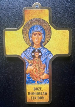 Krzyż Matka Boża z dzieciątkiem Jezus