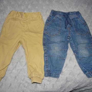 Spodnie jeansowe Early days r.80