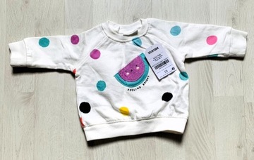 next BABY - śliczna bluzeczka z arbuzkiem 