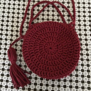 Torebka handmade ze sznurka bawełnianego + GRATIS 