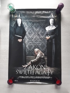 Plakat kinowy z filmu Zakon Świętej Agaty horror