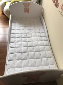 Łóżko białe 140x70