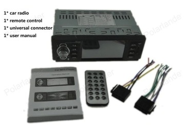 Radio 4" dotyk 1DIN USB Bluetooth Nav. Mirroring