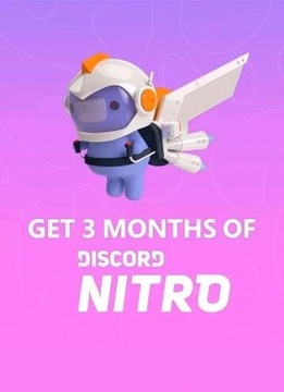 Discord Nitro 3 miesiące